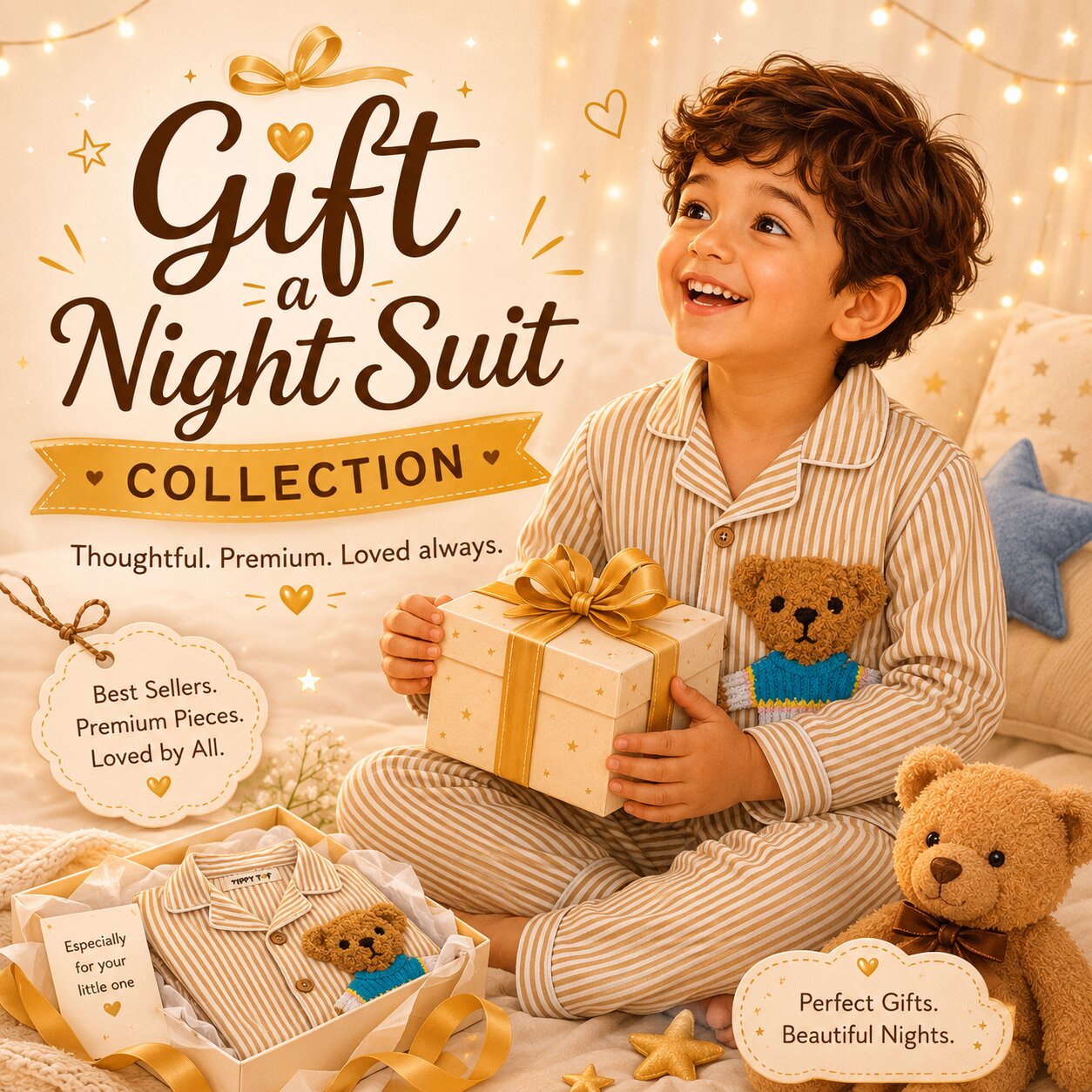 Gift a Night Suit – perfect kids sleepwear gift by Tippy Top