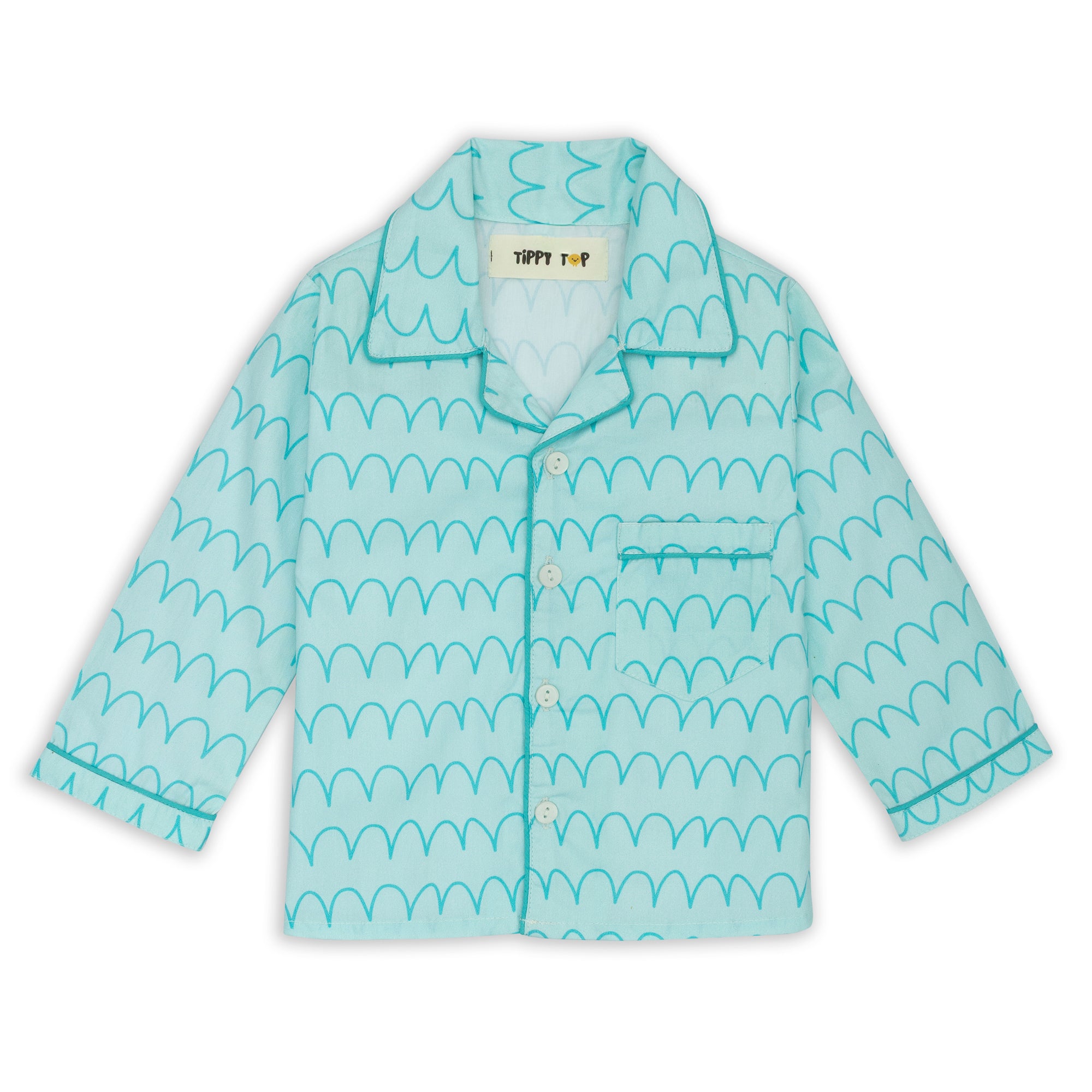 Yellow striped shirt on a beige background