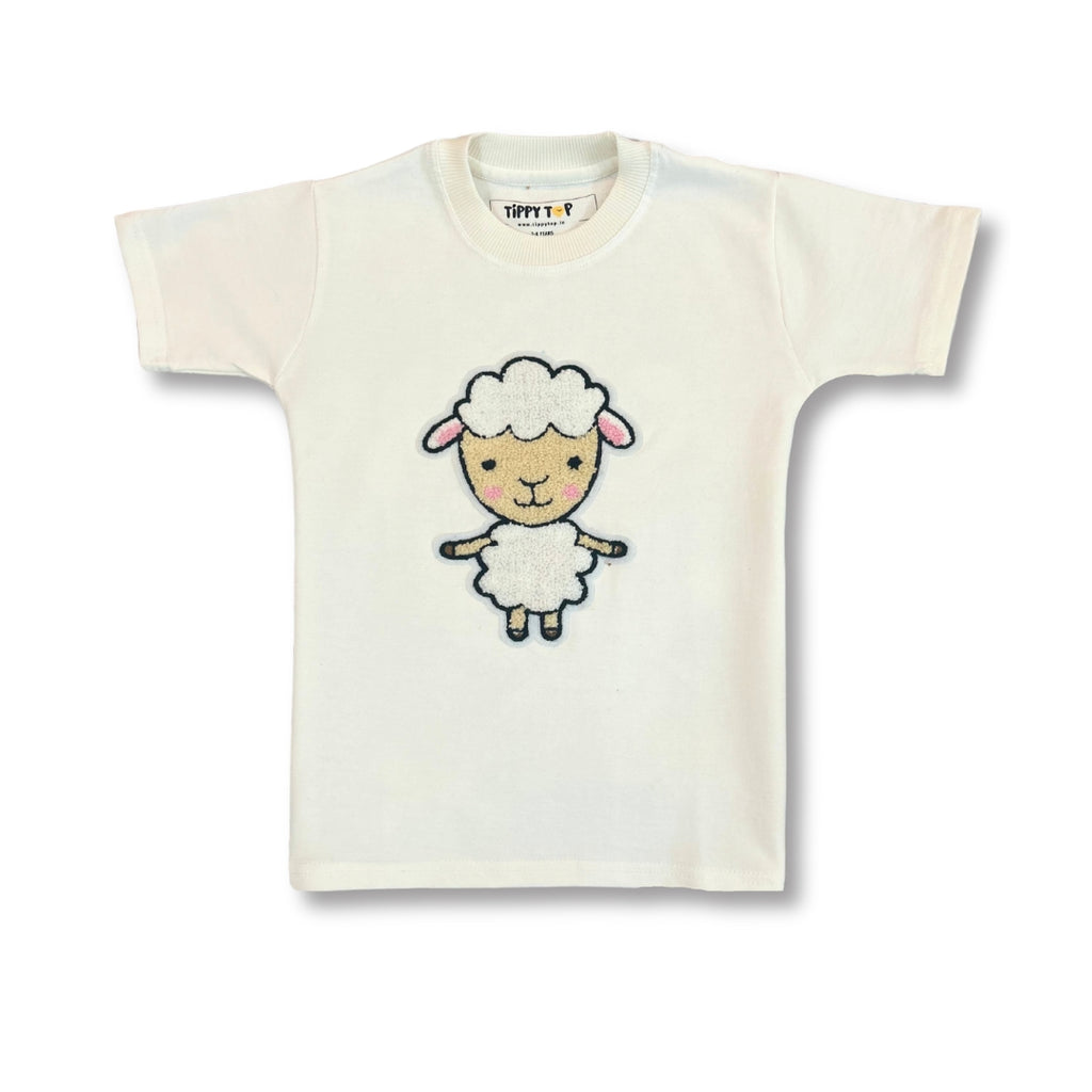 Kids Green Daisy Patch T-Shirt
