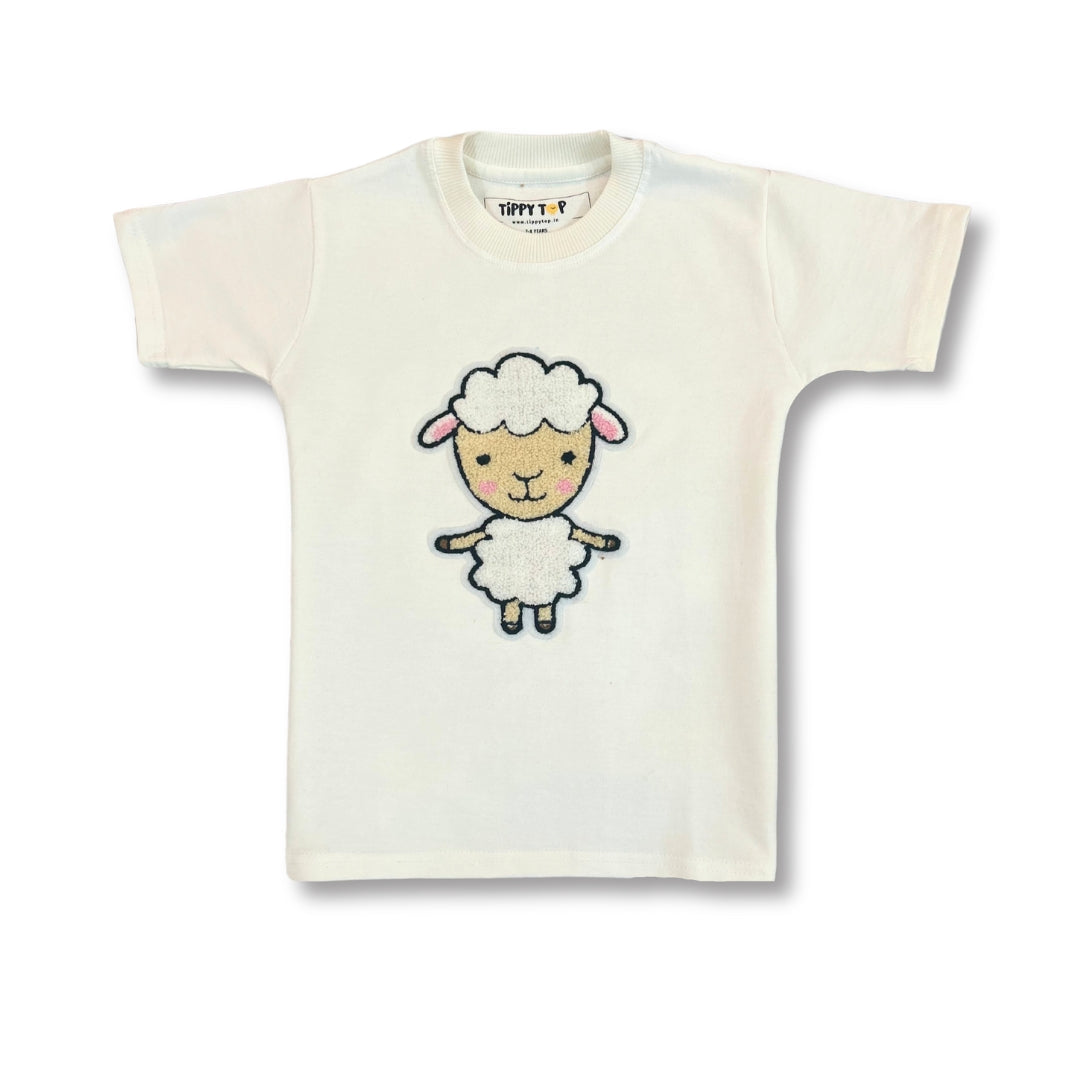 Kids Green Daisy Patch T-Shirt