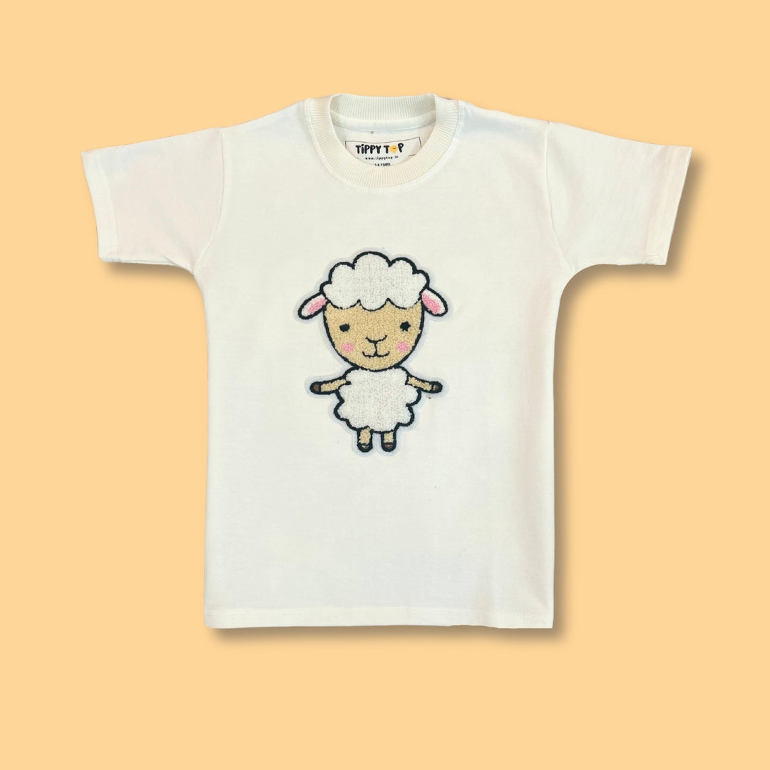 Kids Green Daisy Patch T-Shirt