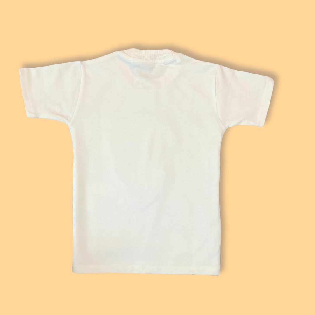 Kids Green Daisy Patch T-Shirt