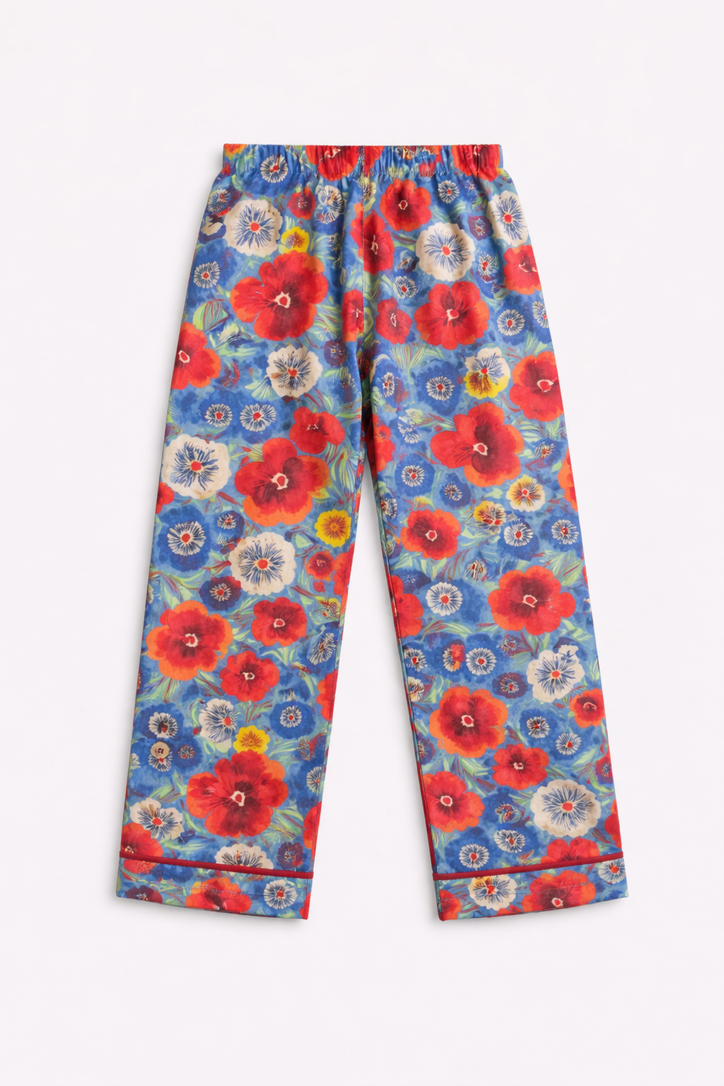 Floral Cotton Nightsuit for Kids – Full Sleeves Shirt & Pajama Set