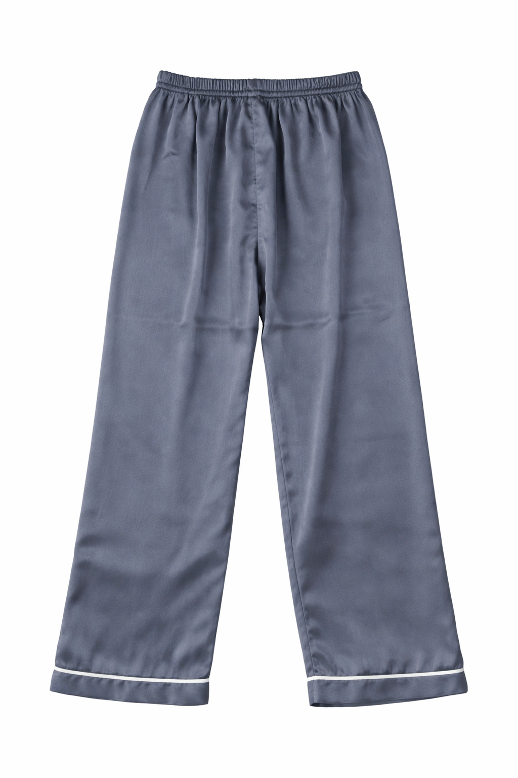 Grey Satin Night Suit Set | Soft Sleepwear