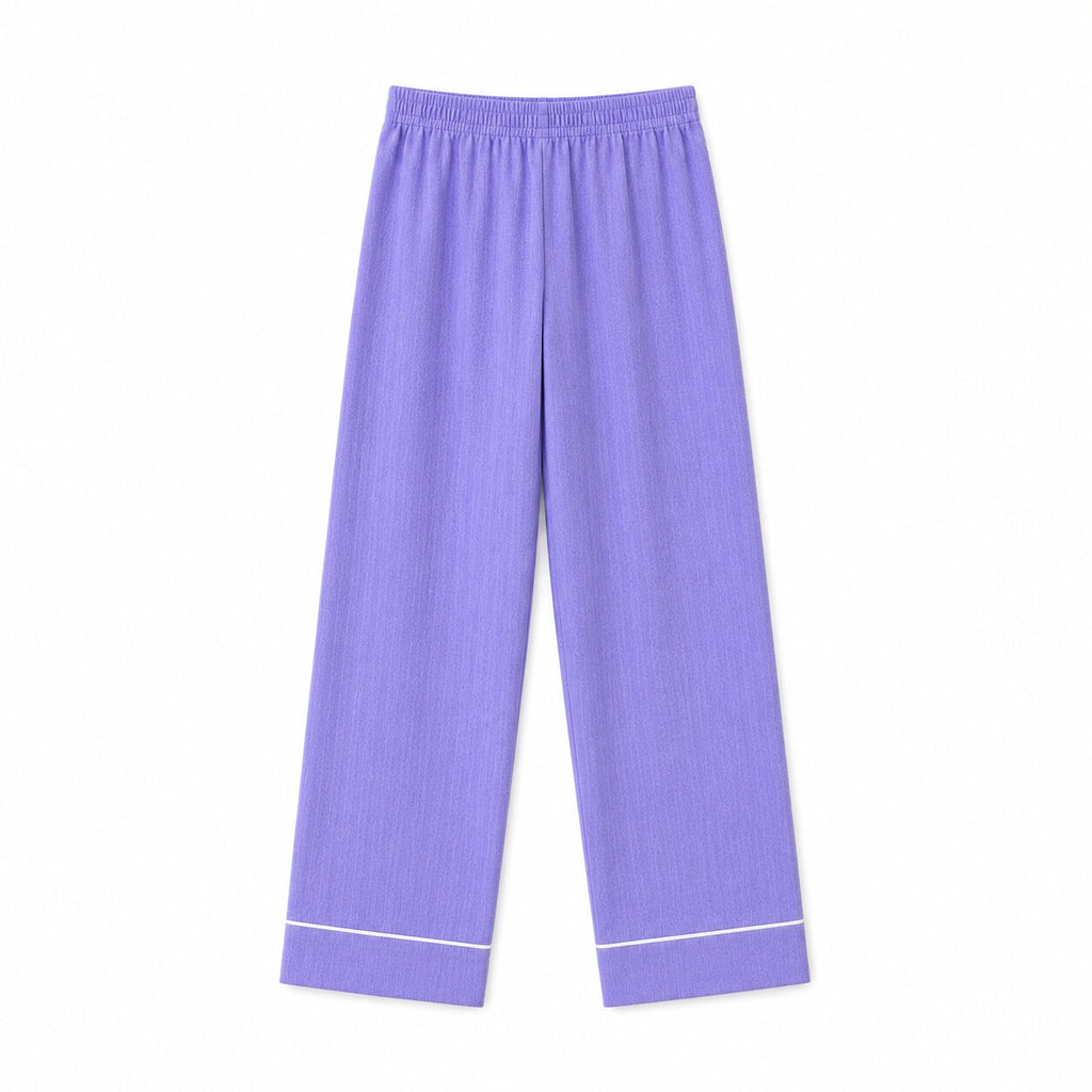 Lavender Cotton Night Suit