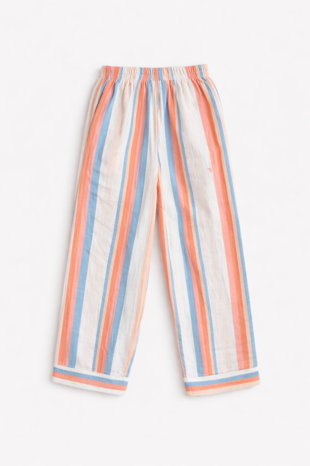 Cotton Multi Stripe Full Sleeves Nightsuit Set – Soft Breathable Pajama Set