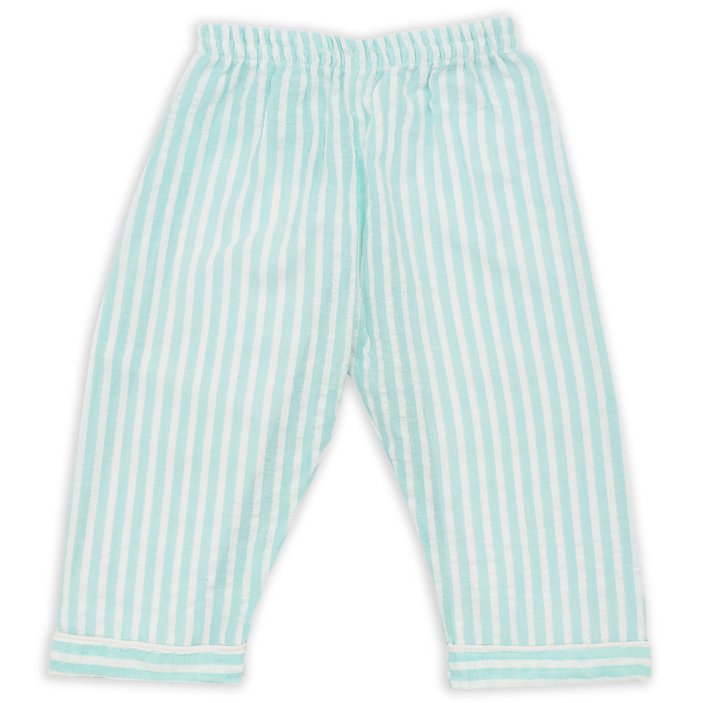 Light Blue Fish Patch Nightsuit Set