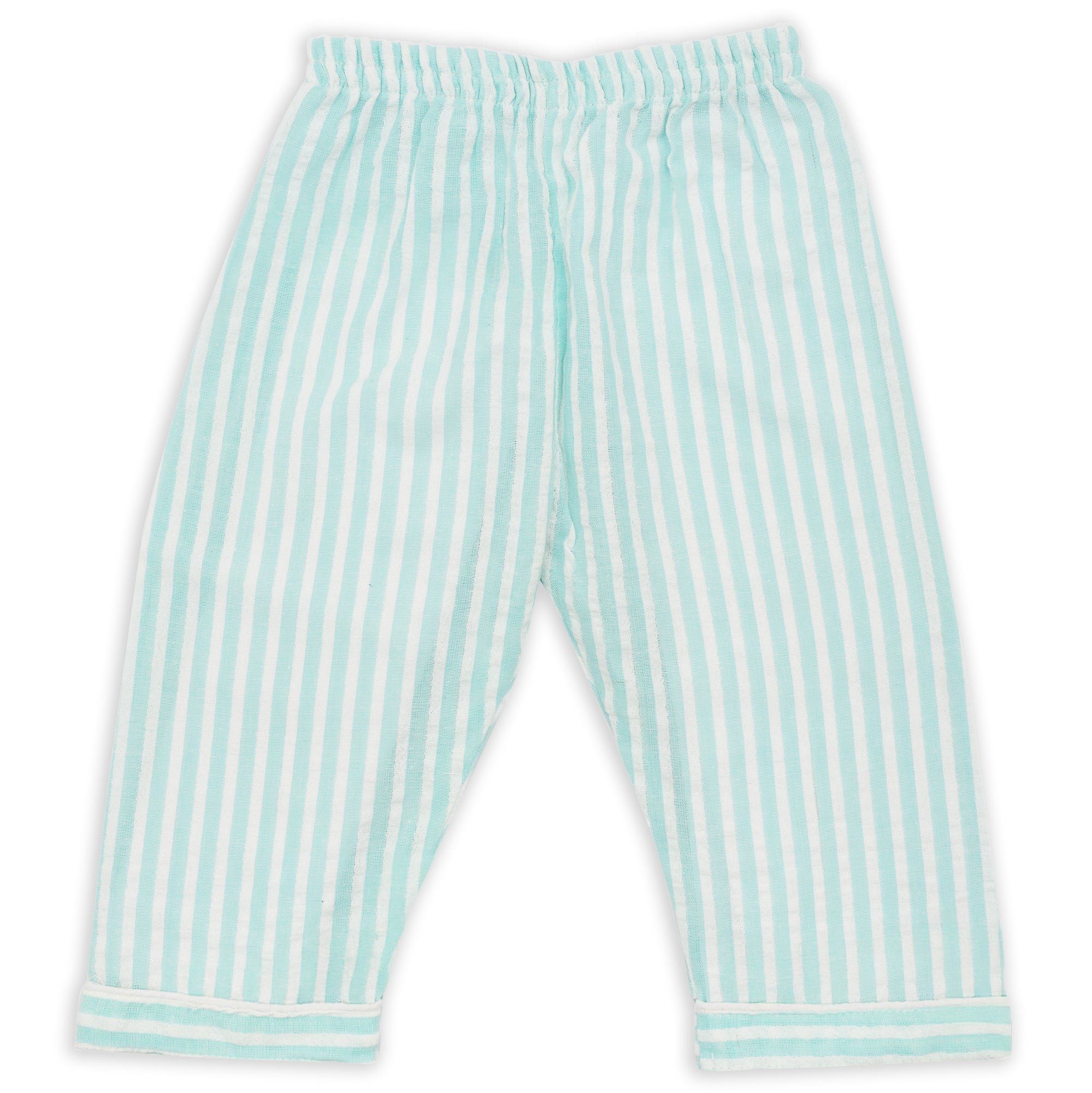 Light Blue Fish Patch Nightsuit Set