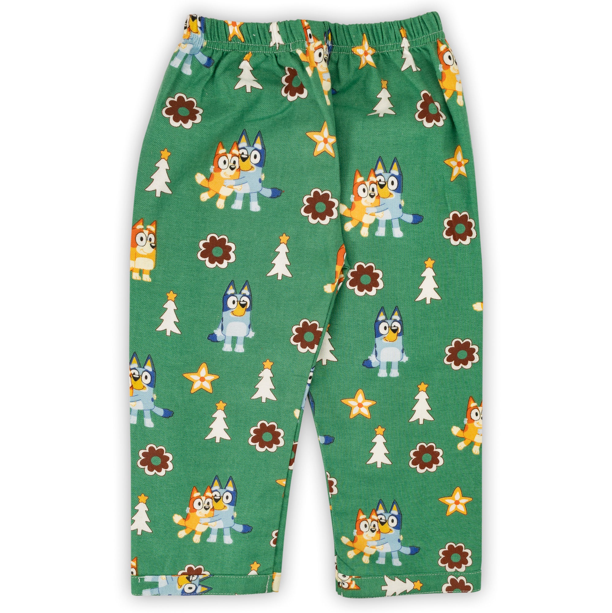 Winter Pajama Set – Green Animal Friends Print Nightsuit