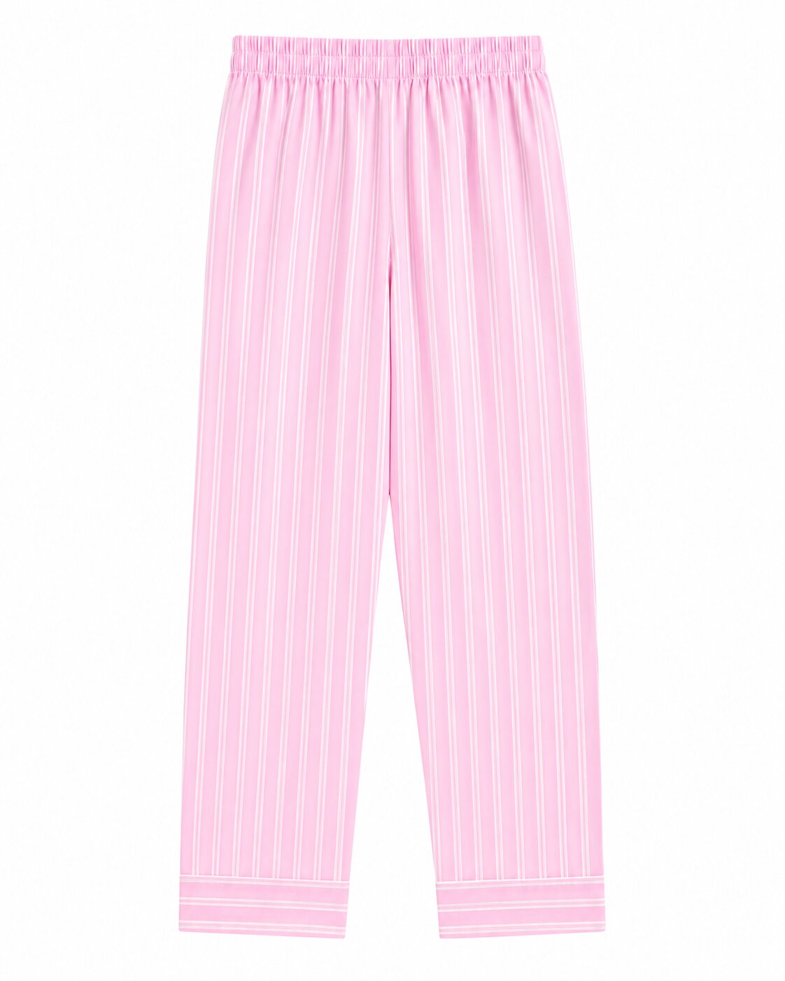 Pink Stripe Cotton Night Suit