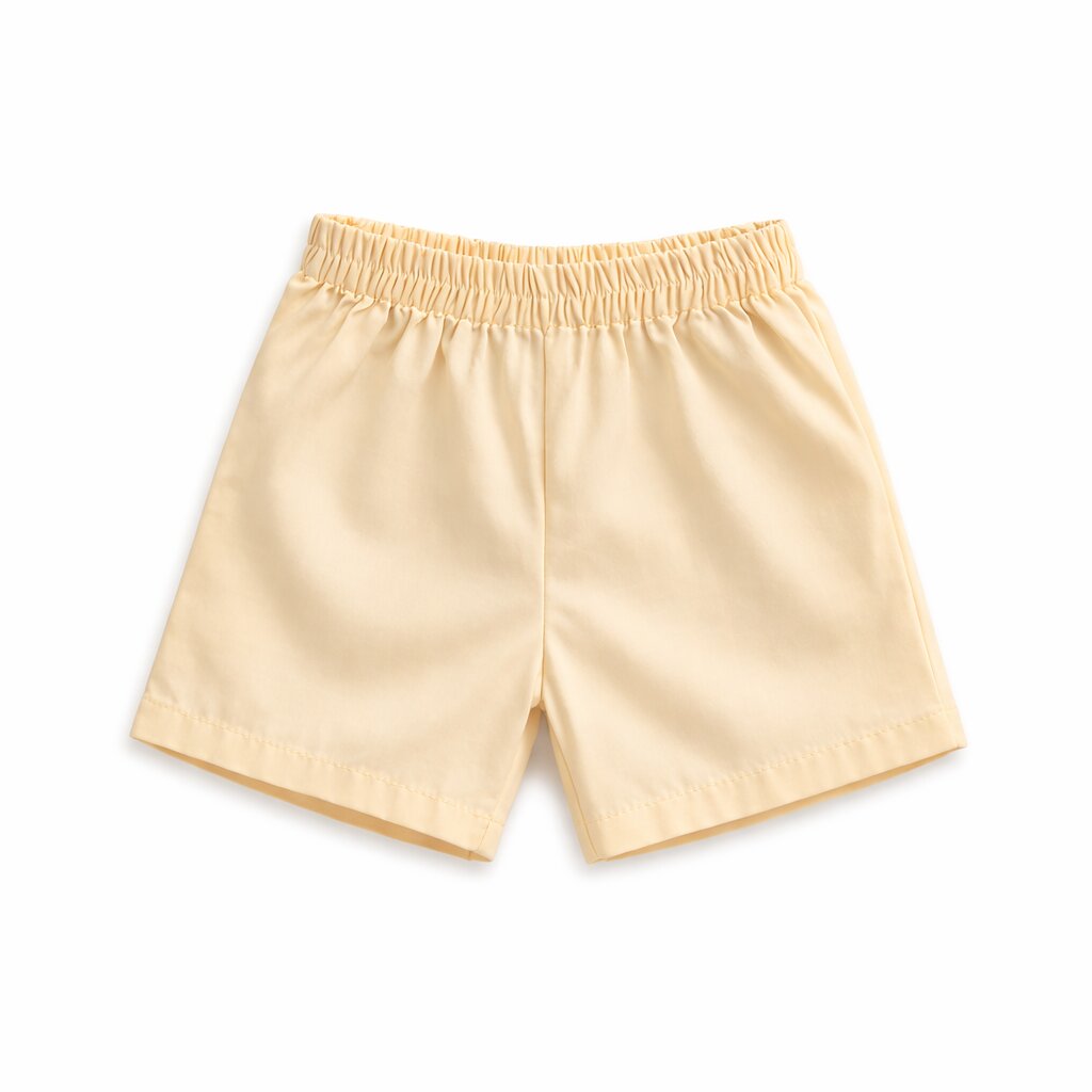 Kids butter yellow co-ord set – back view