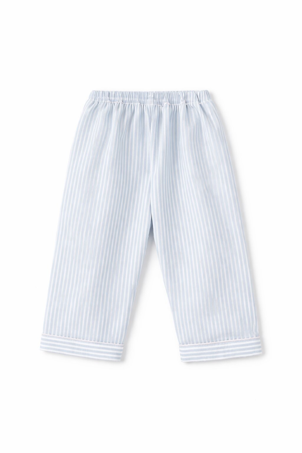 Boys Blue Striped Cotton Night Suit with Star Patch - Tippy Top