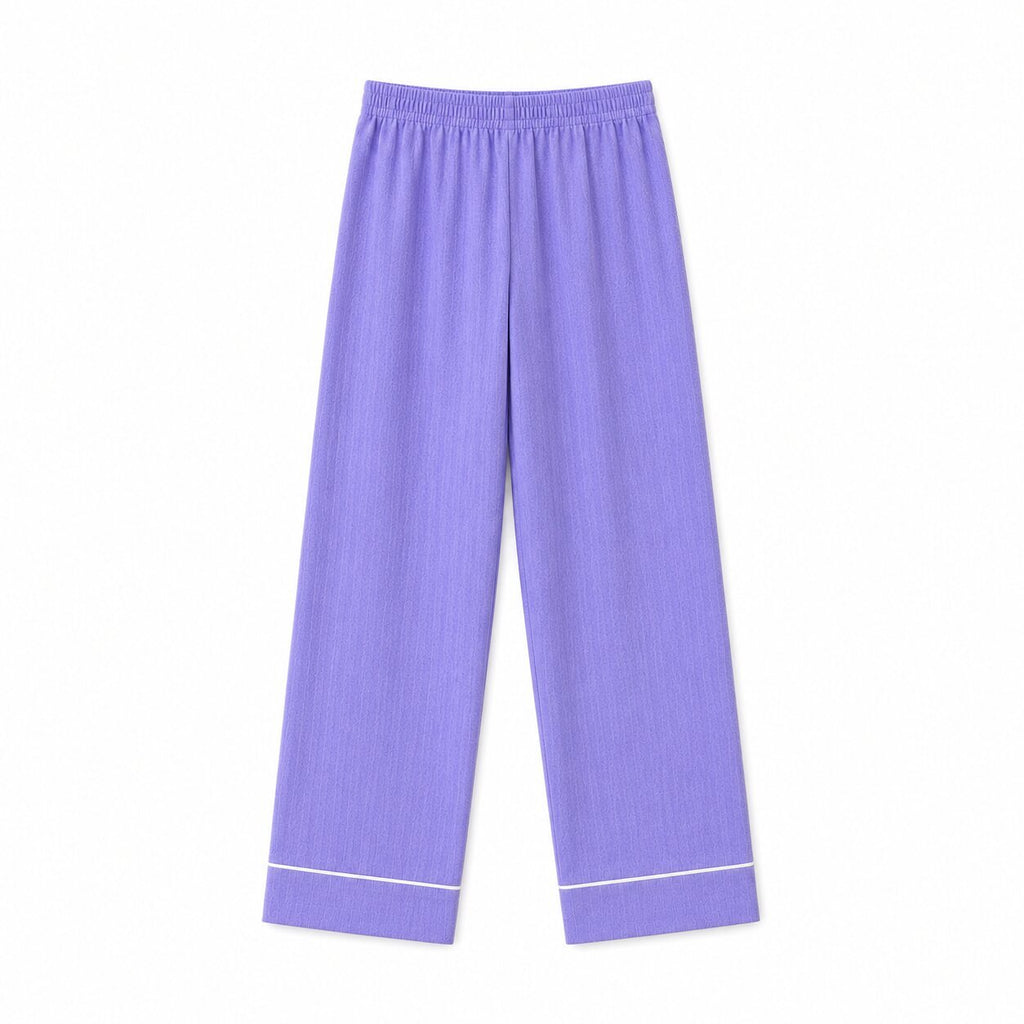 Kids Lavender Cotton Night Suit | Full Sleeve Sleepwear - Tippy Top