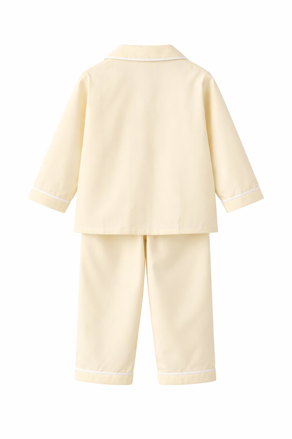 Kids Yellow Cotton Night Suit with Cat Patch - Tippy Top